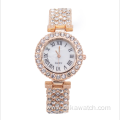 Fashion Set Women Watches Luxury Rhinestone Ladies Quartz Wrist Watch Bracelet Set